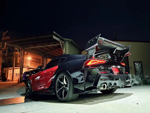 GR Supra 2020+ A90 ING Style Carbon Fiber Rear Bumper