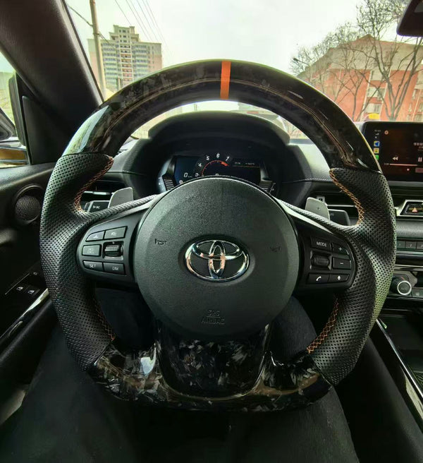 GR Supra 2020+ MK5 A90A91 Carbon Fiber Steering Wheel